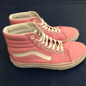 Brand New Vans Sk8 High size 7 pink